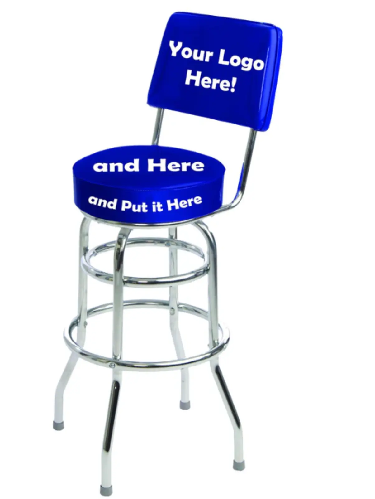 Double Ring Bar Stool (4 Imprint Options)