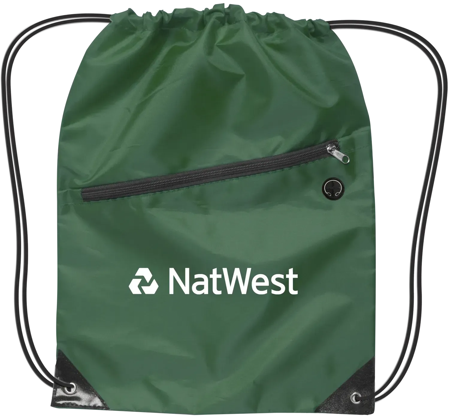 Custom Drawstring Backpack with Zipper