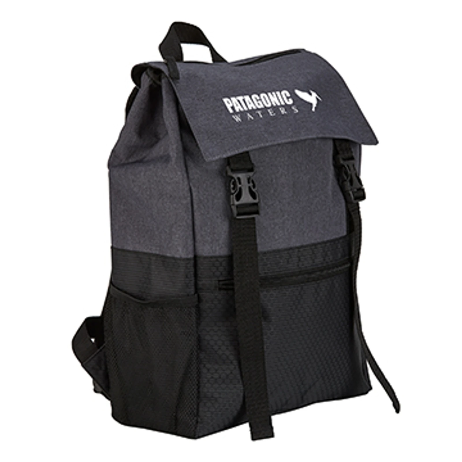 Dual-Strap Laptop Rucksack Backpack (Grey/Black)