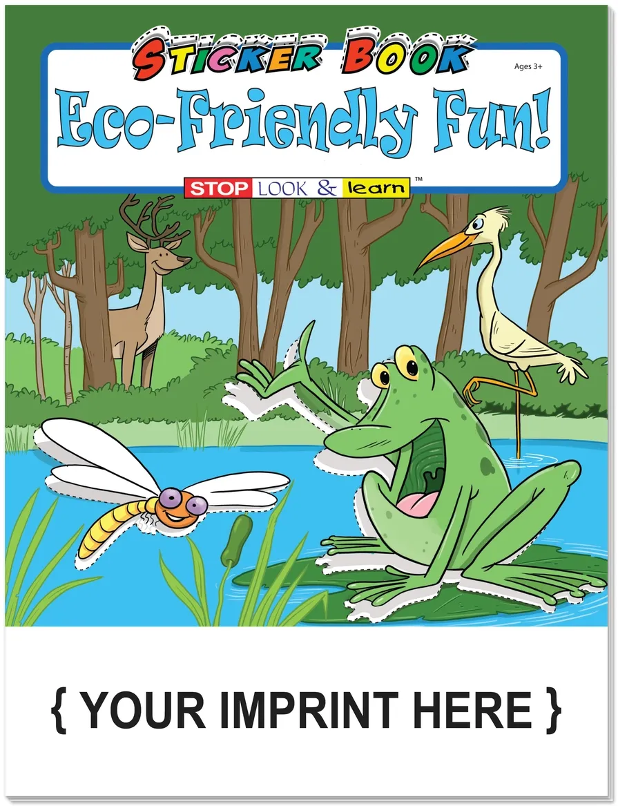 Eco-Friendly Fun Sticker Book