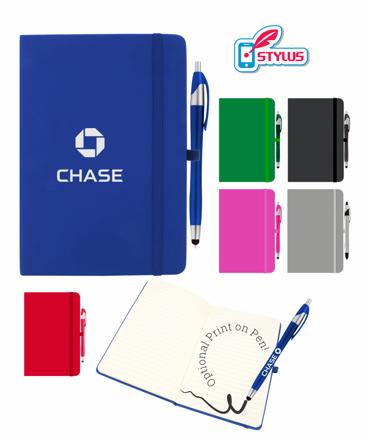 Eco-Friendly Journal with Stylus Pen - Royal Blue