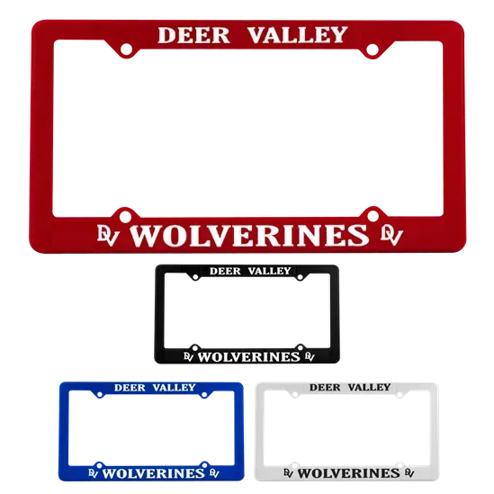 Custom License Frame