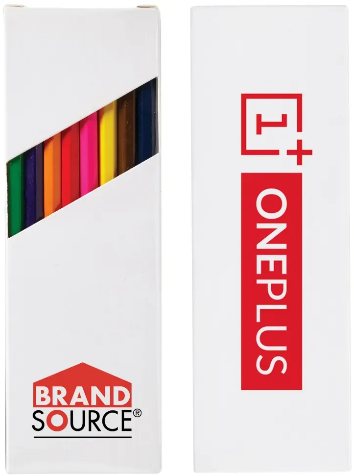 Eight-Color 7" Wooden Pencil Set in Box