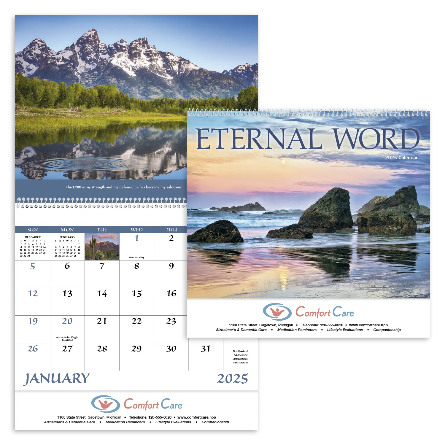 Custom Eternal Word without Funeral Planner - Spiral