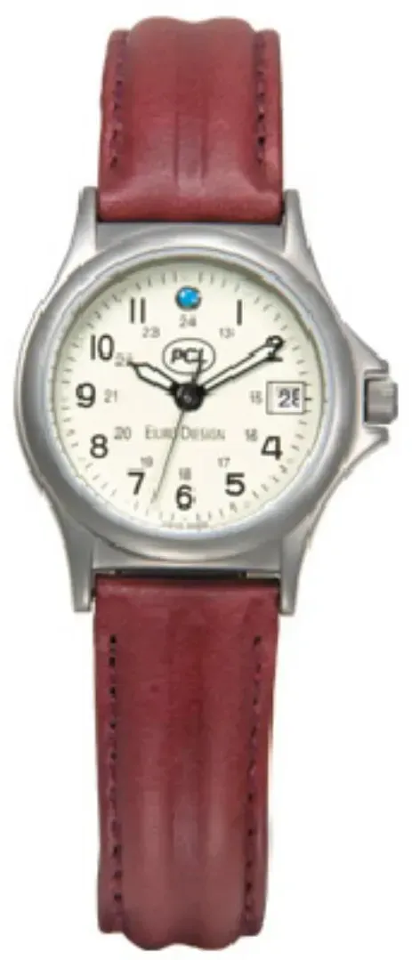 Euro Ladies Watch with Custom Engraving & Date Display