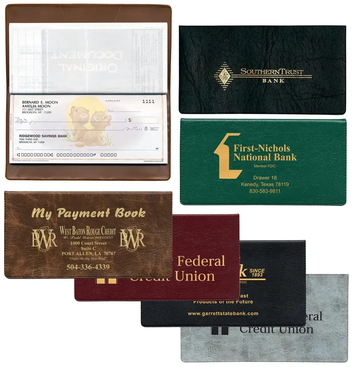 Personalized Vinyl Checkbook Covers