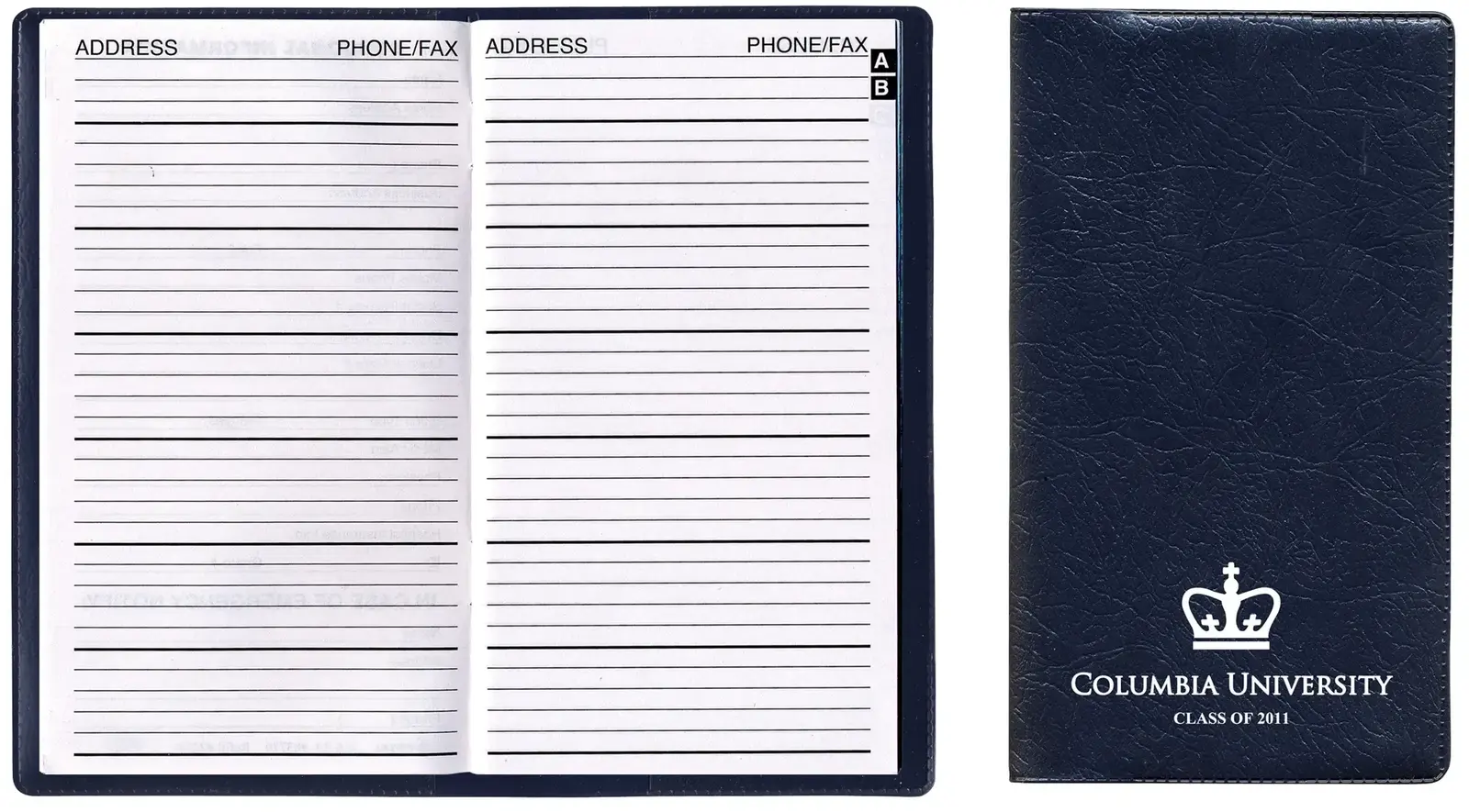 Personalized Executive Vinyl Telephone & Address Book