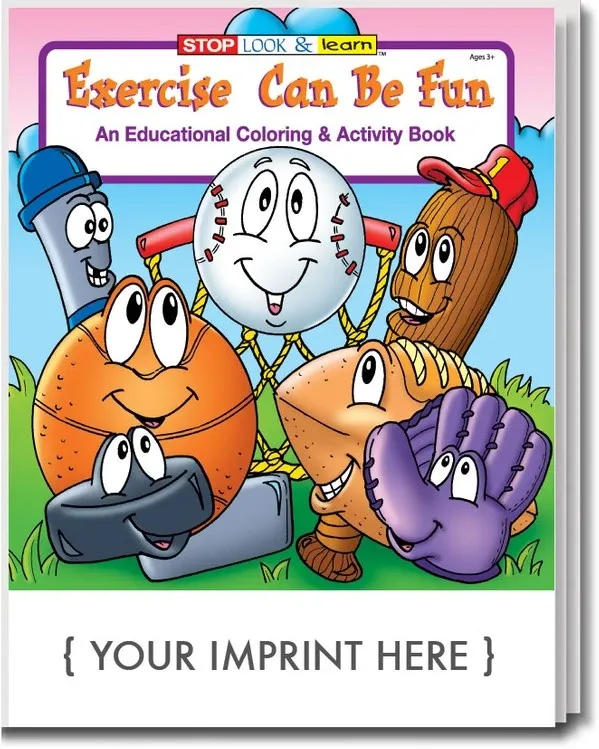 Exercise Can Be Fun Coloring & Acitivity Book