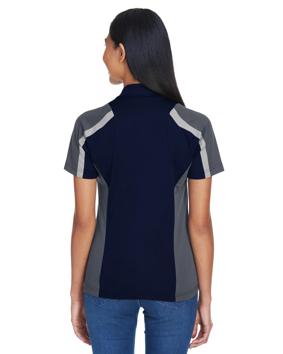 Extreme Ladies' Eperformance Strike Colorblock Snag Protection Polo