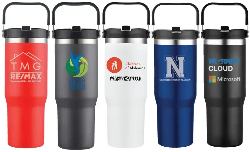 Custom Falcon 30 oz. Tumbler with Handle