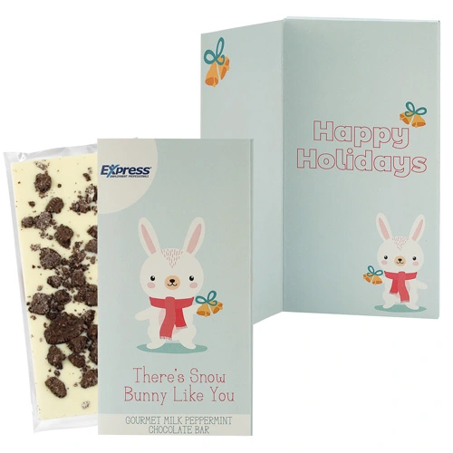 Festive Belgian Chocolate Greeting Card Box