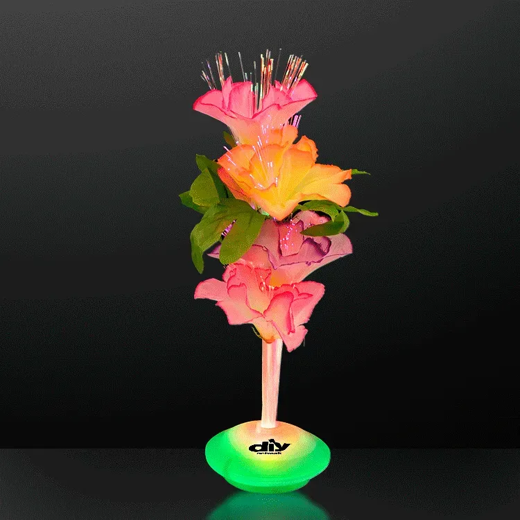 Fiber Optic LED Flower Centerpieces