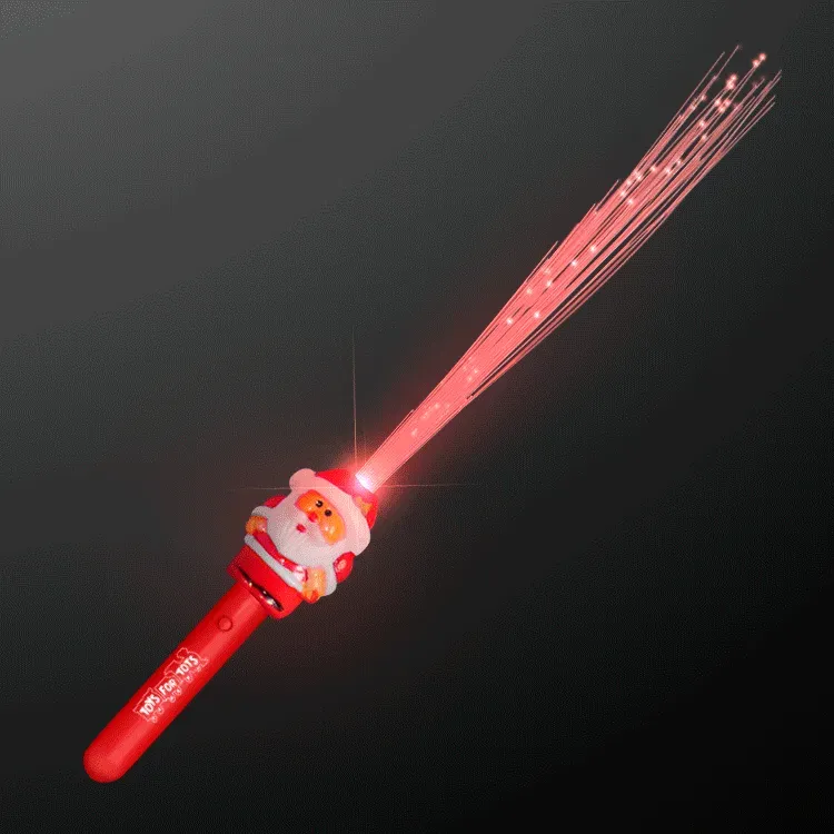 Fiber Optic Santa Wands