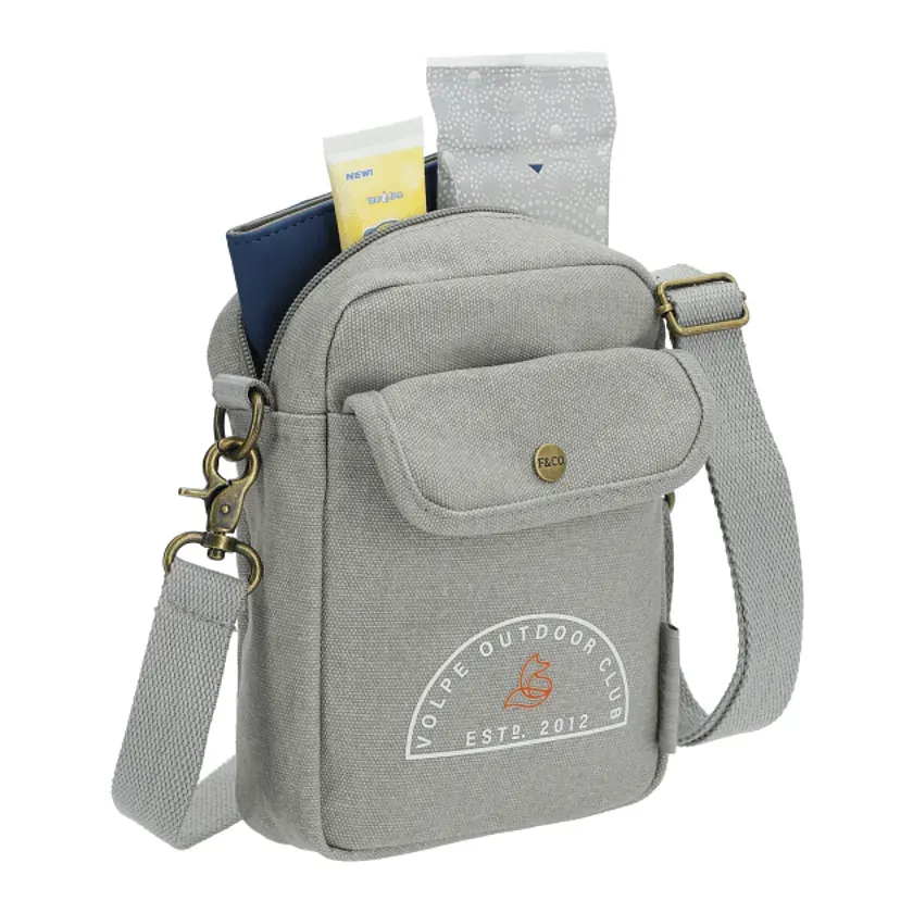 Custom Field & Co. Campus Cotton Crossbody Tote