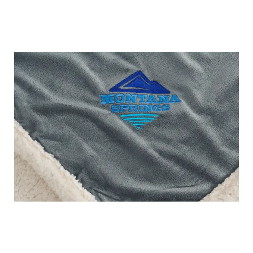 Custom Field & Co. Sherpa Blanket - 50"x60"x1" Size