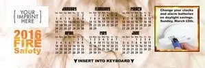 Imprinted Fire Safety Calendars