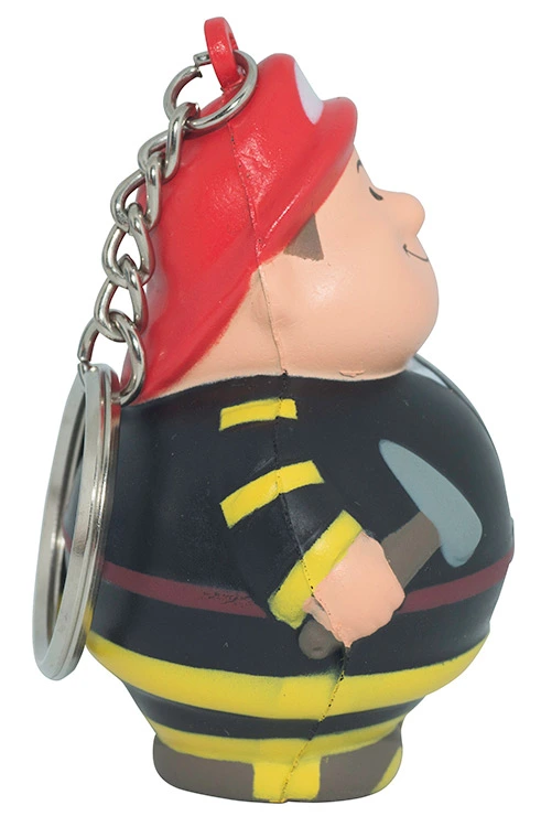 Fireman Bert Stress Reliever Keychain