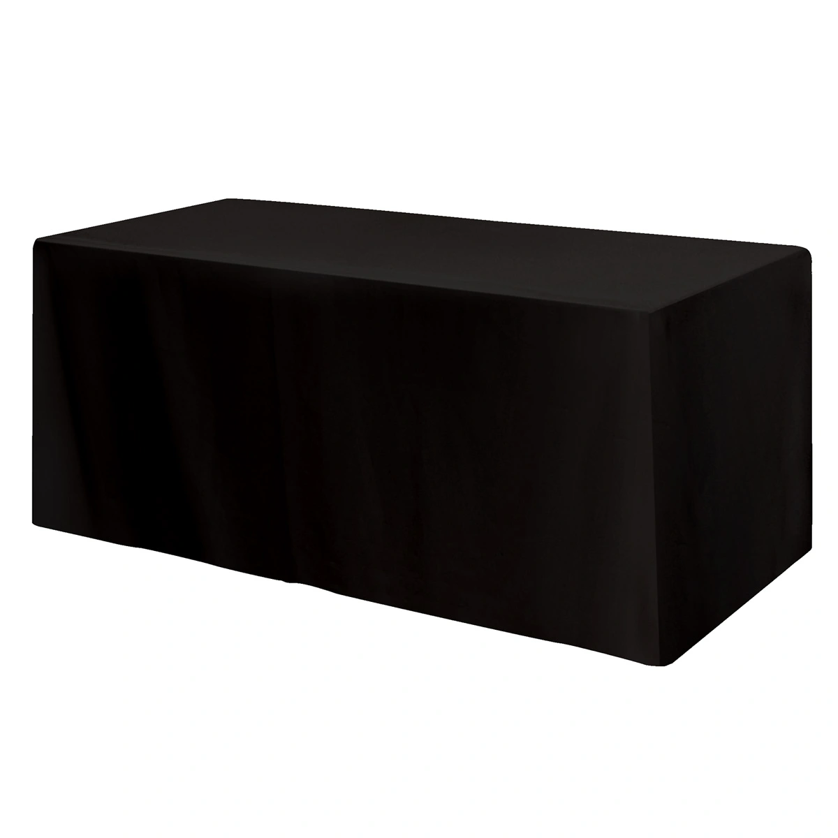 Fitted Poly/Cotton 4-sided Table Cover - fits 6' standard table