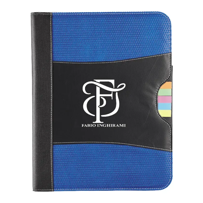 Custom FSC Mix Flare Organization Padfolio with Sticky Flags