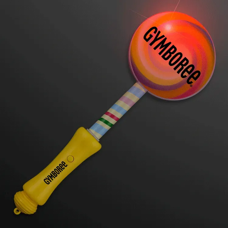 Flashing Lollipop Light Up Wand 9.25"