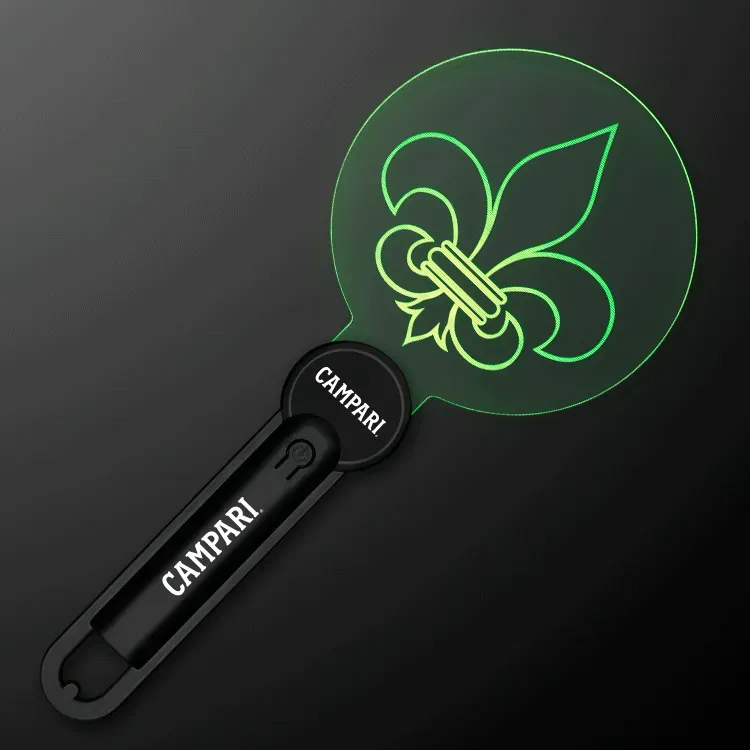 Fleur de Lis Mardi Gras LED Light Wand