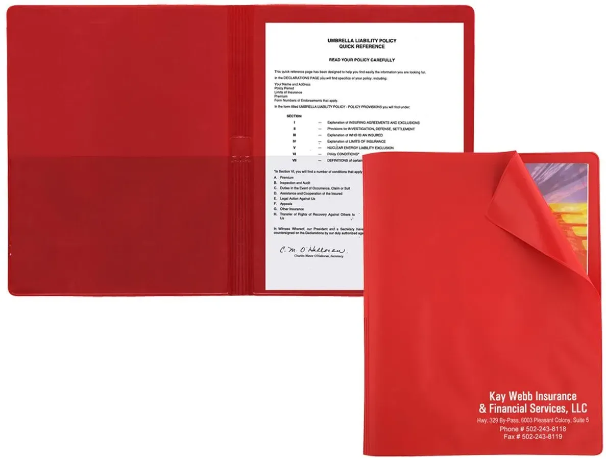 Custom Branded Presentation Folder