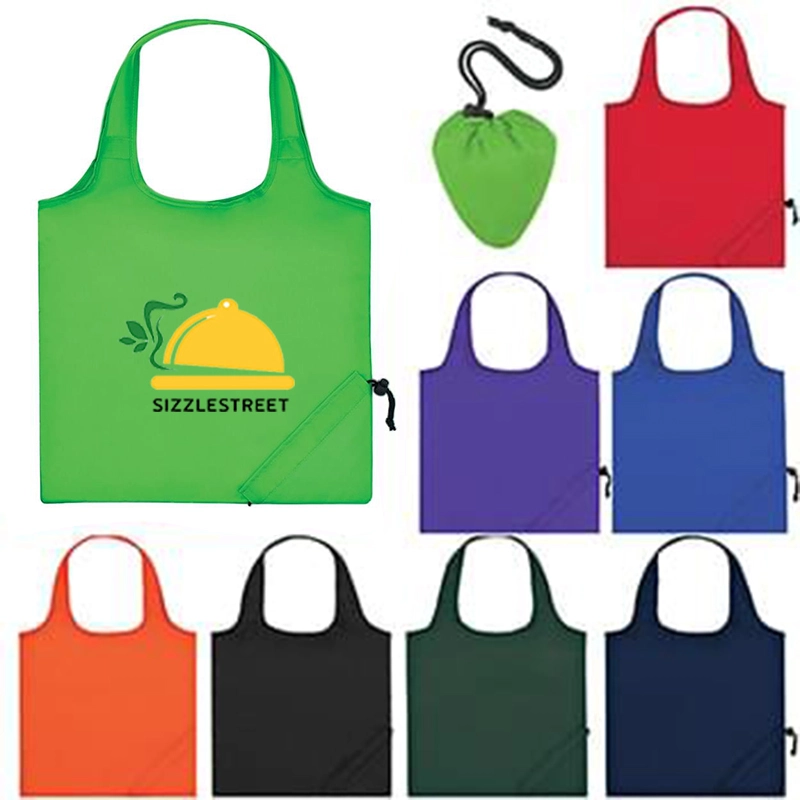 Foldable Drawstring Tote Bag