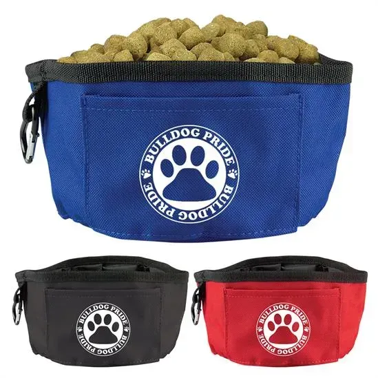 Personalized Folding Dog Bowl