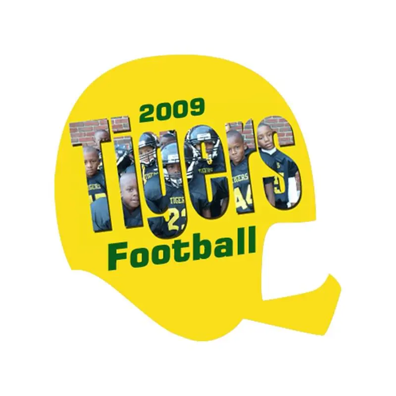 Football Helmet Stock Shape Vinyl Magnet - 30mil