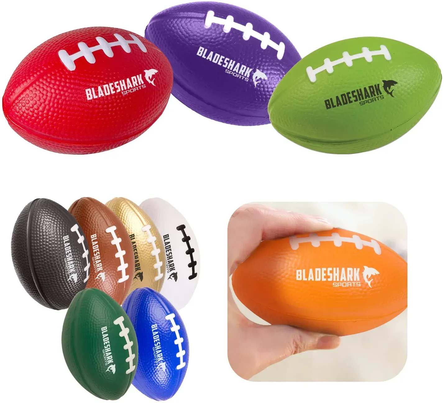 Logo Football Stress Reliever