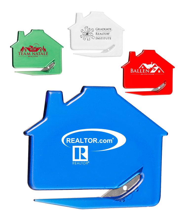 Frosted House Shaped Letter Opener