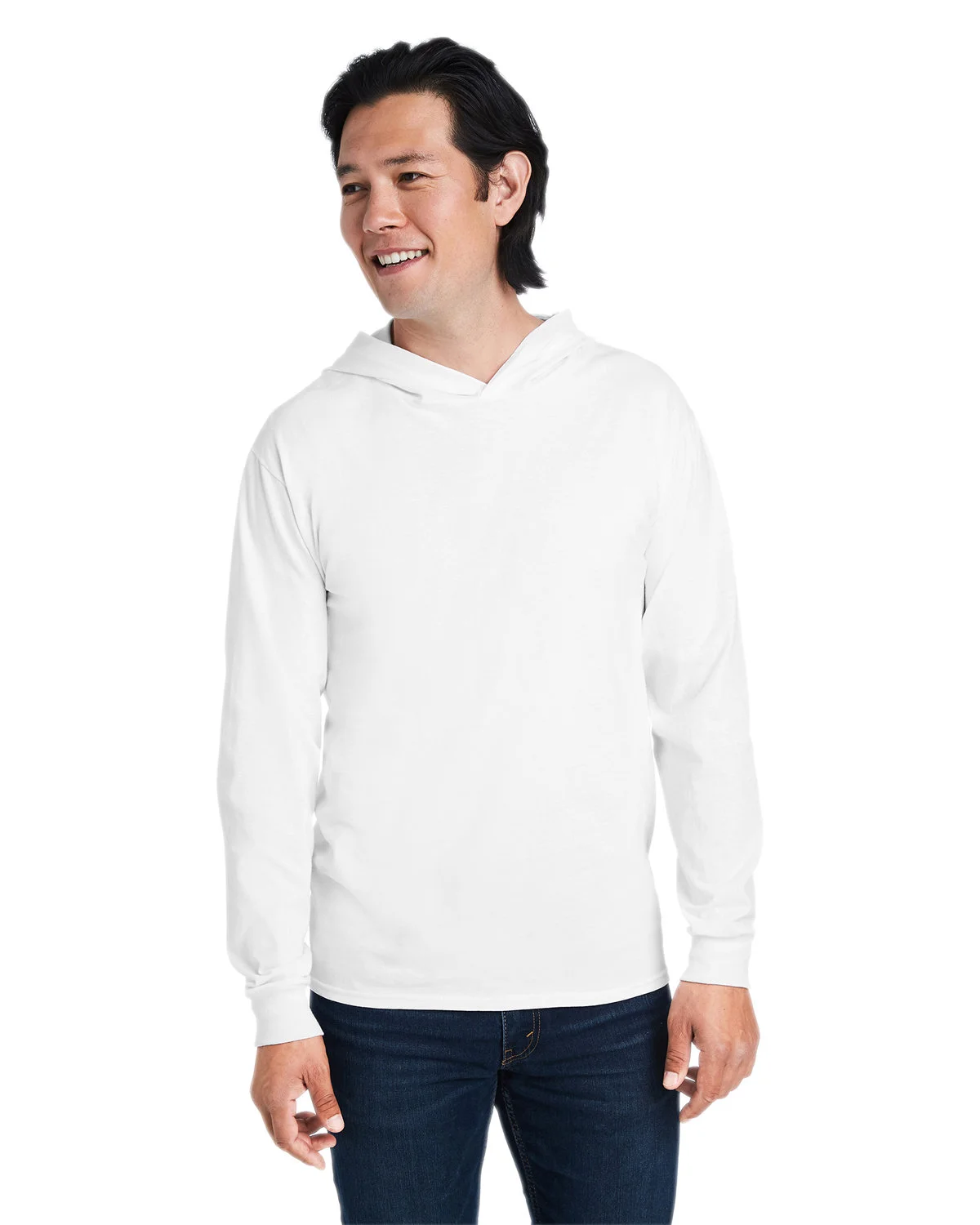 Fruit of the Loom Men's HD Cotton Jersey Hooded T-Shirt