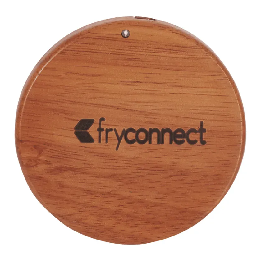 Personalized Mahogany Wireless Charging Pad