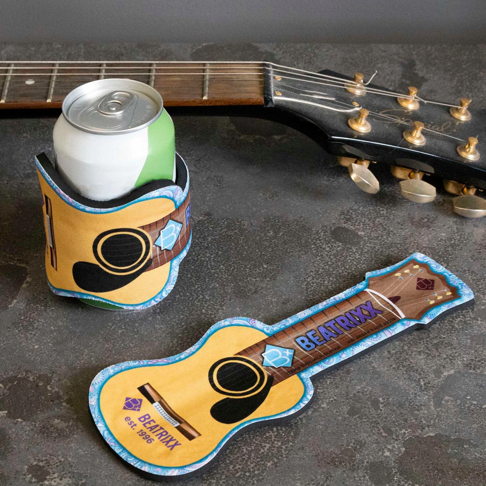 Full Color Guitar Shaped Slap Wrap