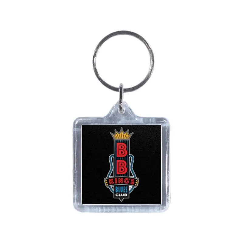 Full Color Square Acrylic Keytag (1 1/2")