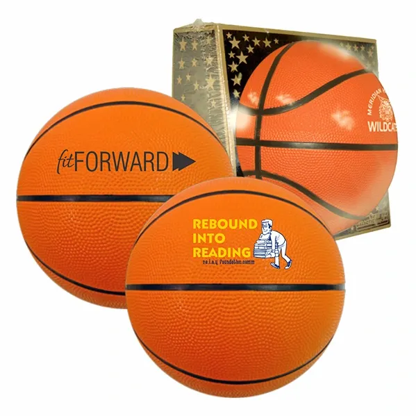  Full-Size Rubber Basketball (29½")