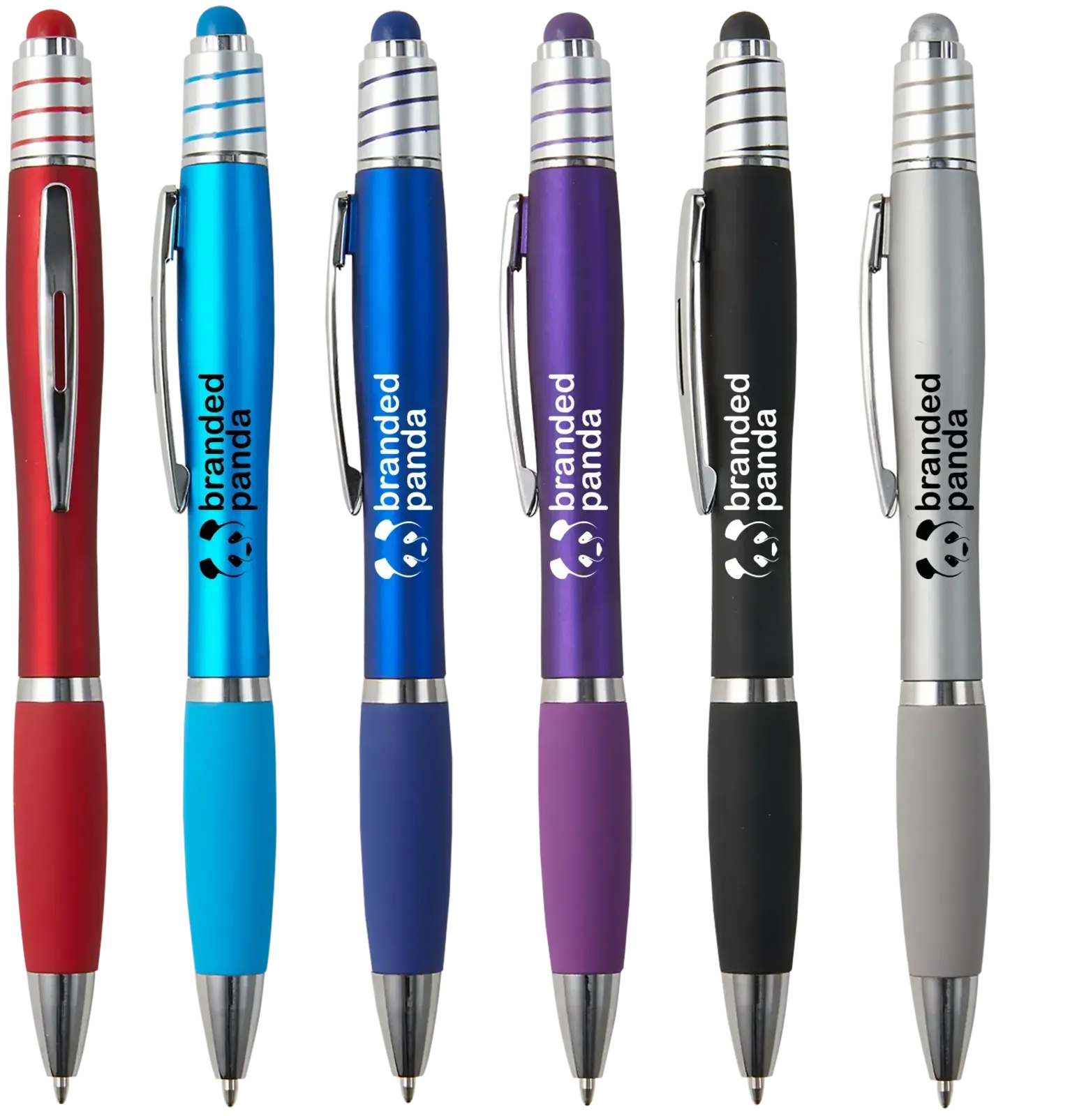 Personalized Velvet-Touch Spin Top Stylus Pen