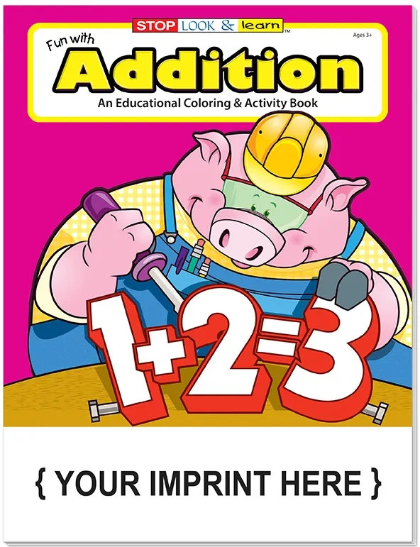 Fun With Addition Coloring & Activity Book