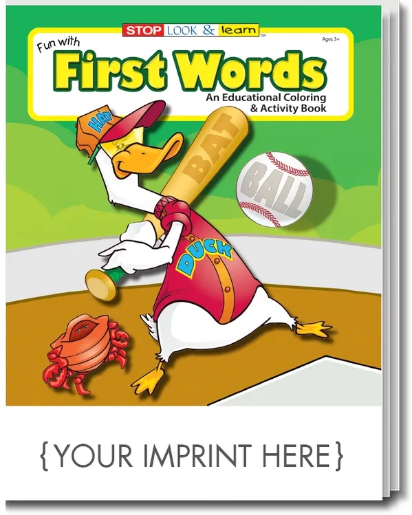 Fun with First Words Coloring & Activity Book