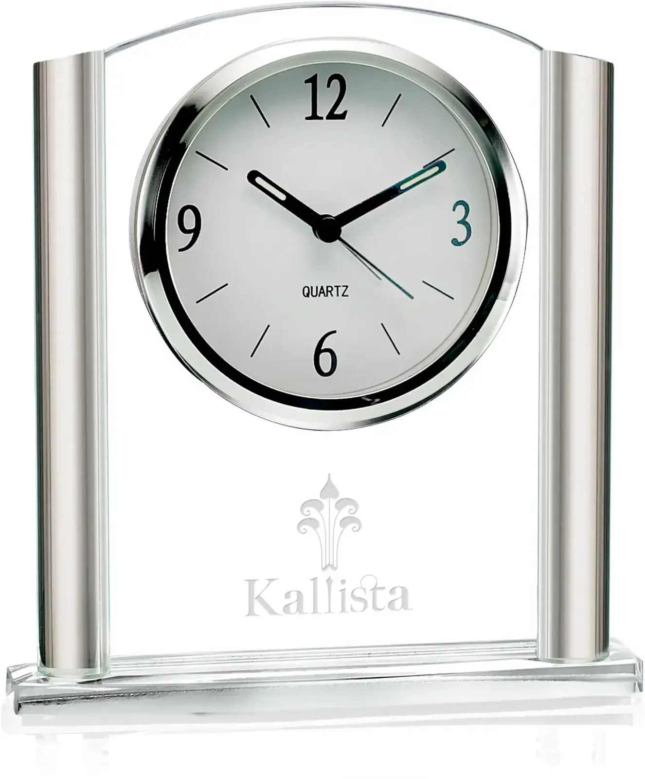 Custom Branded Galloway Chrome Promotional Clock