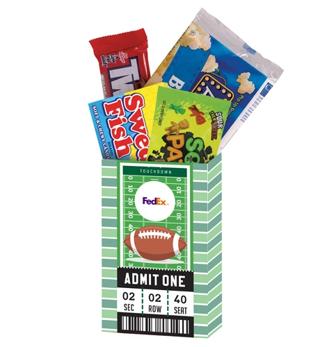 Game Day Snack Box with Variety Treats