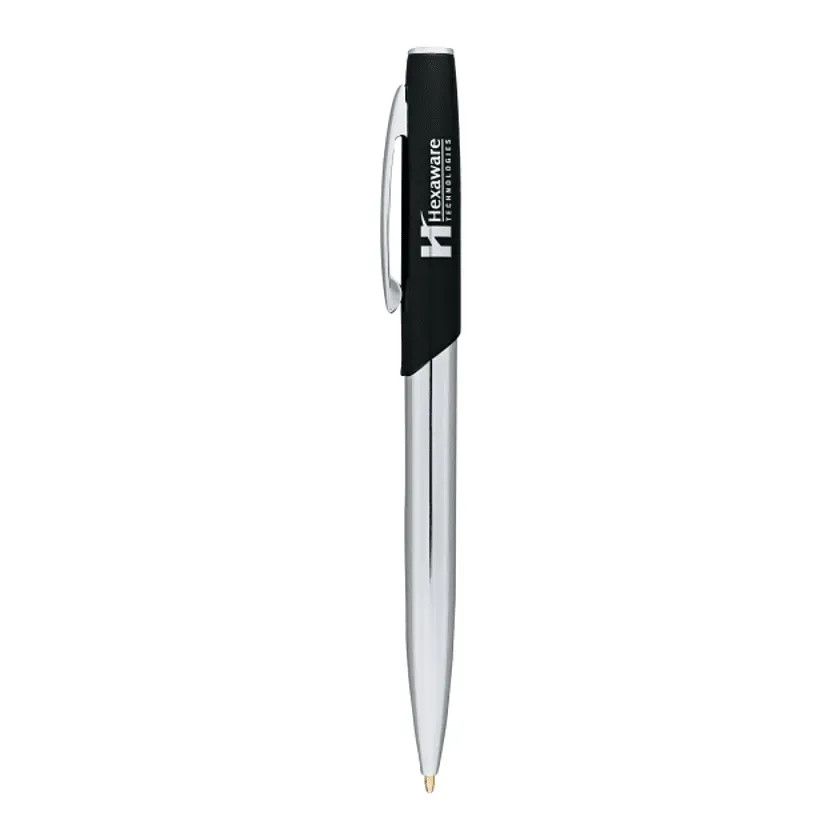 Custom Geneva Ballpoint Pen with Twist-Action and Black Ink