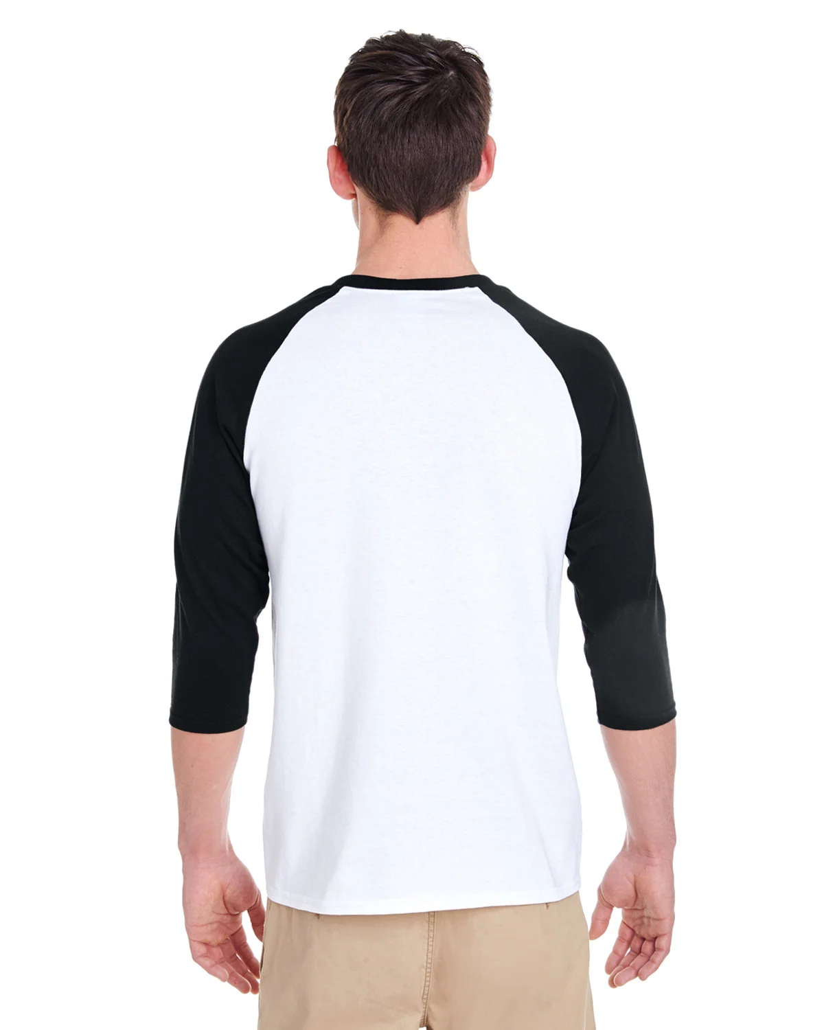 Gildan Adult Heavy Cotton Three-Quarter Raglan Sleeve T-Shirt