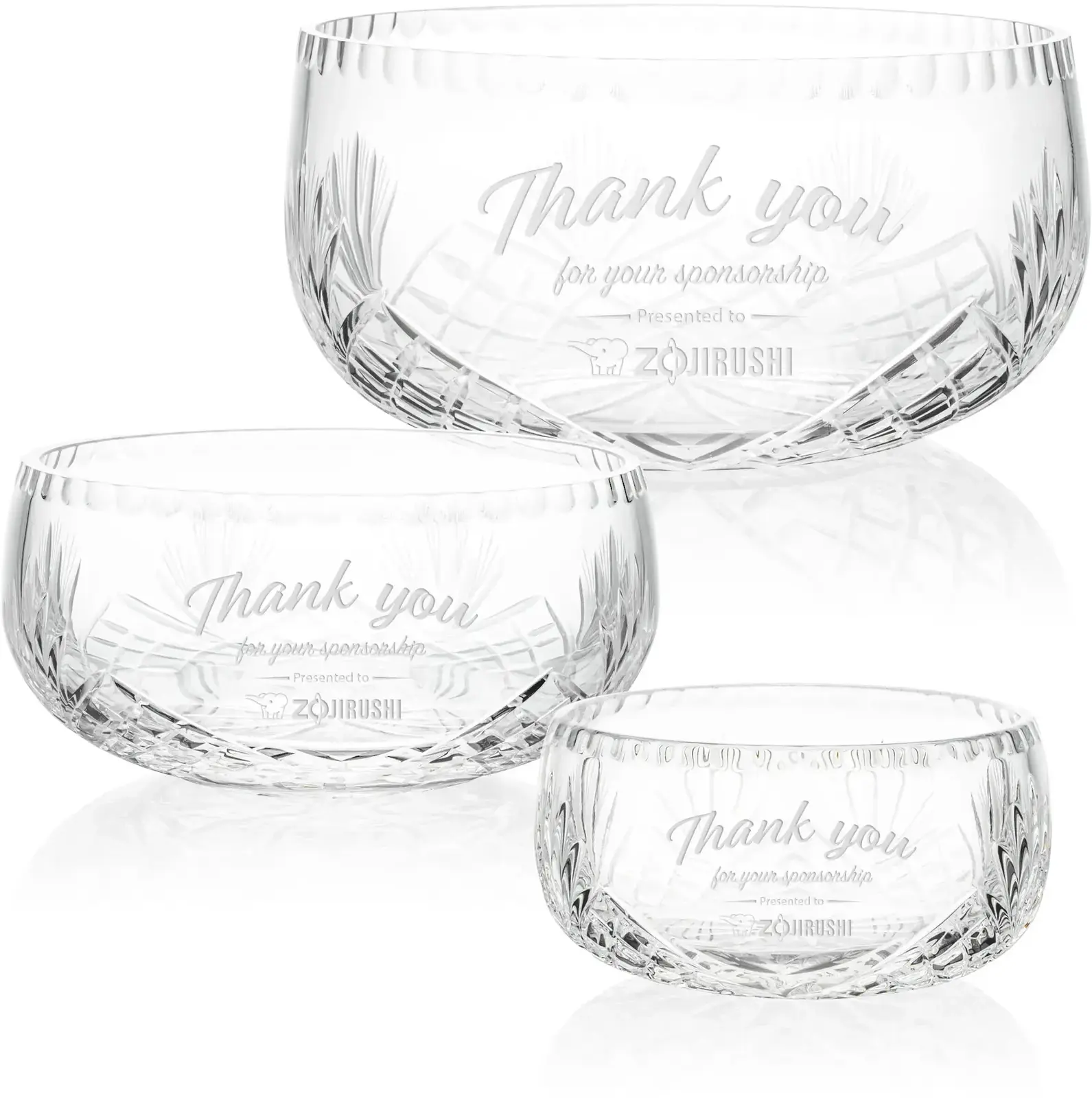 Custom 24% Lead Crystal Giuliana Bowl - Business Branded Gift