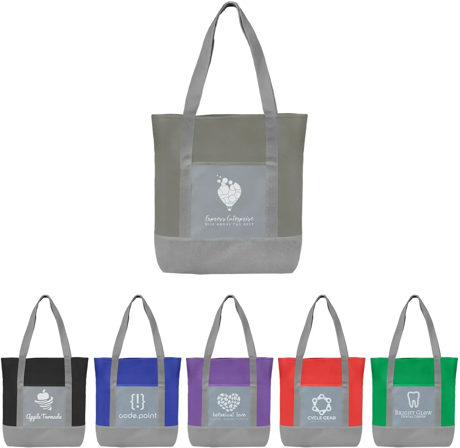 Glenwood - Non-Woven Tote Bag with 210D Pocket