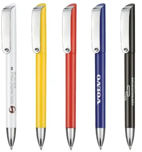 Custom Glossy Logo Pen - Premium Branded Ballpoint Pen