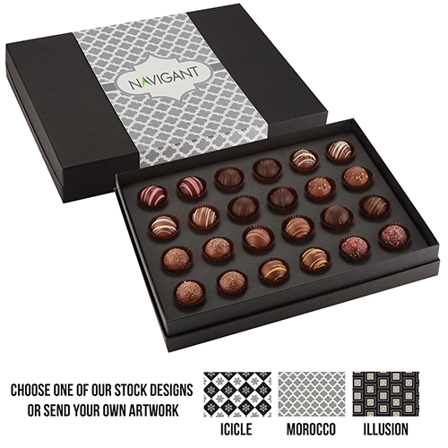 Gourmet 24-Piece Truffle Assortment Box