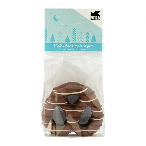 Gourmet Chocolate Pretzel Mix in Header Bag