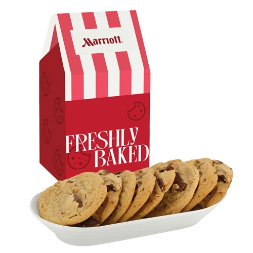 Gourmet Cookie Box with Milk Carton Design