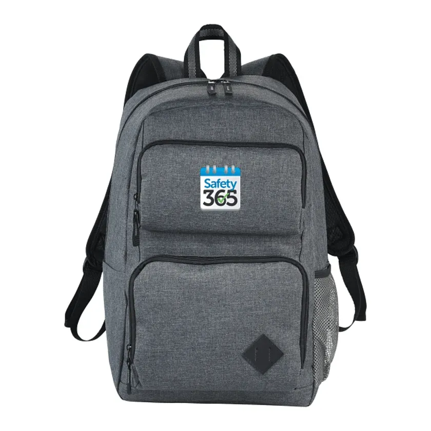 Custom Branded Deluxe Laptop Backpack - 15 Inch